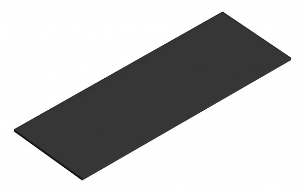 CADRO Вставка в дно металлического каркаса под раковину, Nero, 1157x417, CADRO-120-MENS-NERO