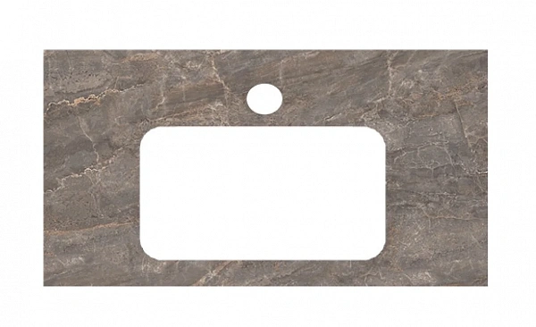 Kerama Marazzi PL3.VT280/80 Спец. изделие декоративное для раковин, встраиваемых снизу Парнас пепель