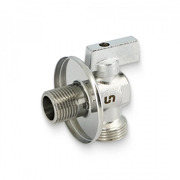 Кран НН 1/2" х 3/4" нержавеющая сталь, для подключения стиральных / посудомоечных машин Uni-Fitt