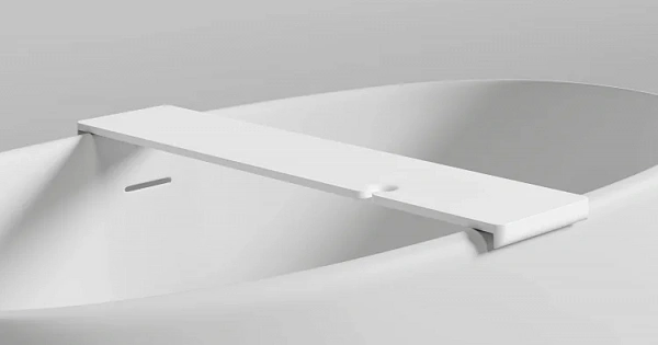 SALINI Полка для ванны Gabbiano Basic 900х200х30 мм. установка на отдельностоящие ванны Salini ширин