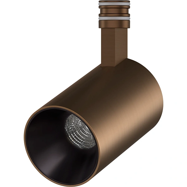 Donel R98 METAL латунь светильник поворотный 6Вт.24°, 390Лм.1800-3000K (DIM TO WARM) 36VDC, серия DA