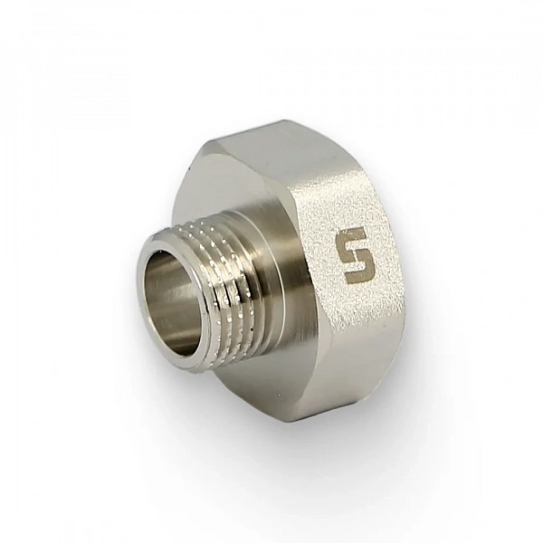 Переходник НВ 1/2" х 1", никелированный Uni-Fitt