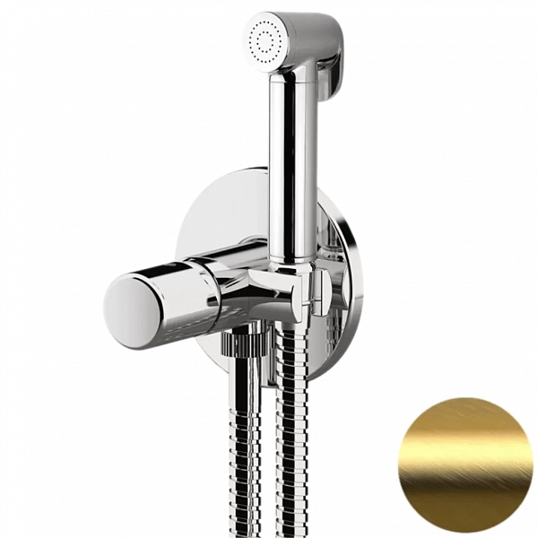 Гигиенический душ Daniel Trilogy TG6454DCDP, золото брашированное