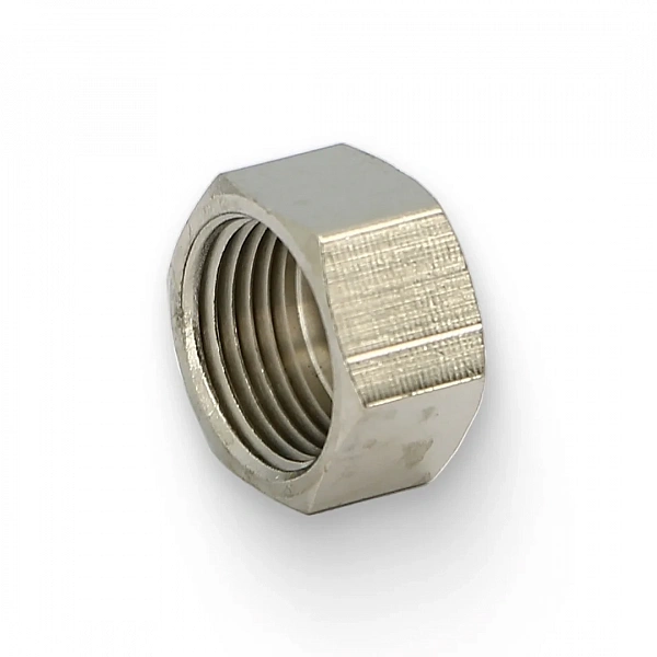 Заглушка В 3/8", никелированная Uni-Fitt