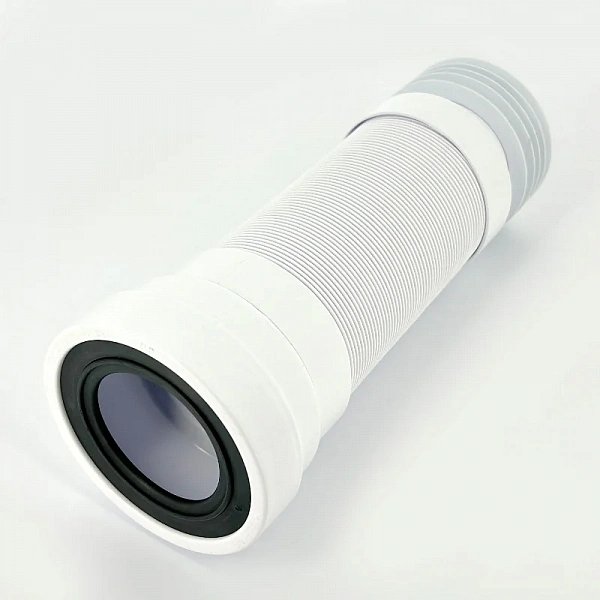 McAlpine Труба гофрированная L=330-850 мм, вход 97-107 мм, выход внутрь 110 мм трубы