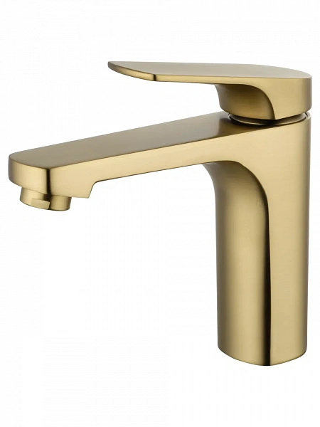Смеситель для раковины WONZON & WOGHAND, Брашированное золото (WW-A40492-BG), шт