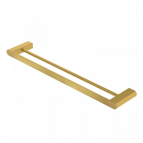 STYLUS-THD-60-BORO Полотенцедержатель двойной 60 см, исполнение брашированное золото