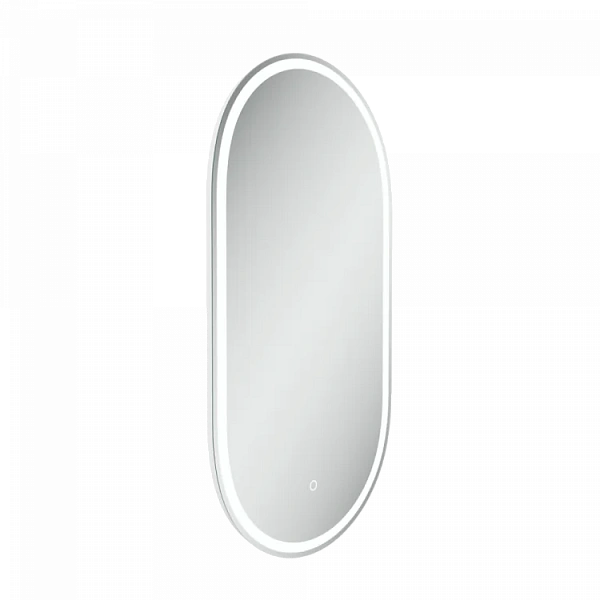 Зеркало для ванной комнаты SANCOS Oval, фронтальная подсветка 550х1050 с сенсорным управлением на пр