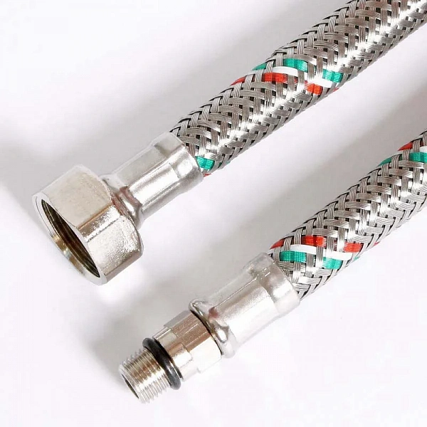 Гибкая подводка для смесителя М10х1 - 1/2", 50 см, DN 8, оплётка из нерж. стали Uni-Fitt