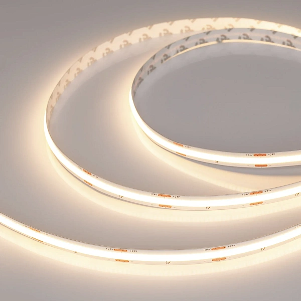 Arlight Светодиодная лента COB-X420-10mm 24V Warm3000 (4.8 W/m, IP20, 15m) (Arlight, 5 лет) 048823 (