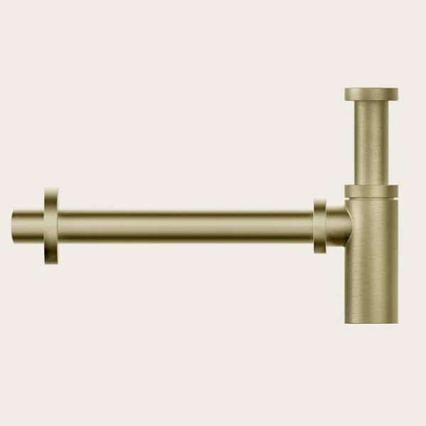 GESSI Сифон для раковины, круглый, цвет Brushed Brass PVD