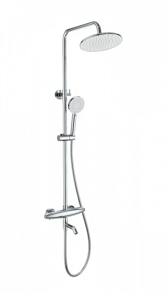 Душевая система с термостатом WONZON & WOGHAND CAPSULE, Хром (WW-B3031-A3-CR), шт