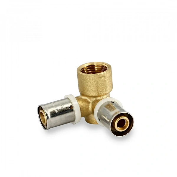 Водорозетка пресс-В 16 х 1/2" x 16 3-х плоскостная Uni-Fitt