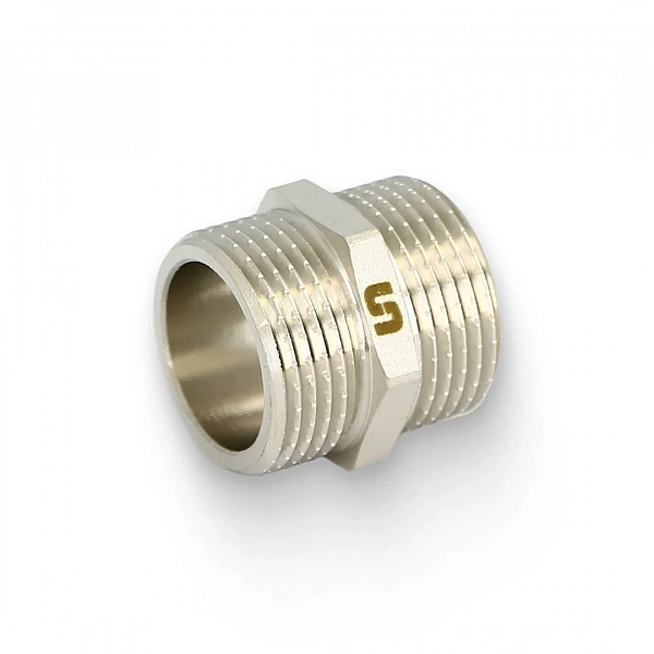 Ниппель 3/4", никелированный Uni-Fitt
