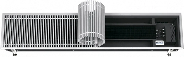 Встраиваемый в пол конвектор Varmann Ntherm N 370.150.3000 RR U EV1, шириной 370 мм, высотой 150 мм,