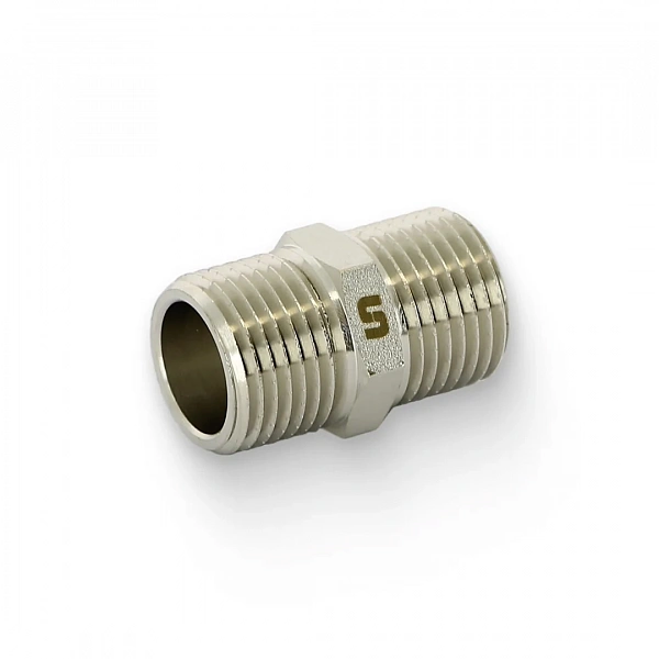 Ниппель удлинённый 1/2", никелированный Uni-Fitt