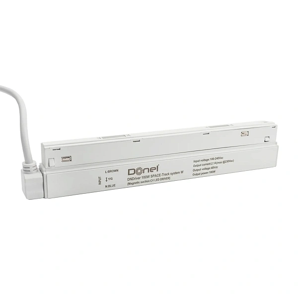 Donel Блок питания 100W 48V 2А устанавливаемый в шинопровод Space Track , L233xW22xH25 мм, белый, се