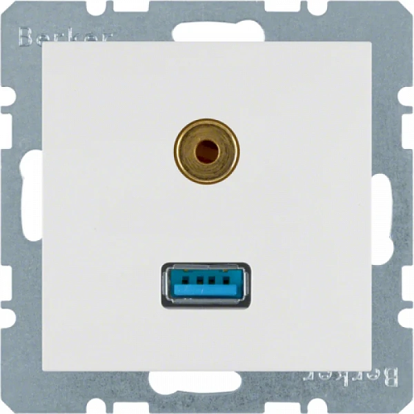 *По запросу* BMO USB/3.5mm AUDIO S.1 цвет: полярная белезна матовая
