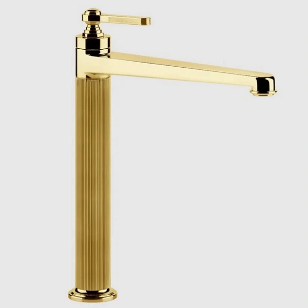 Gessi Venti20 Смеситель для раковины, высокий, 1 отв., цвет: Gold PVD
