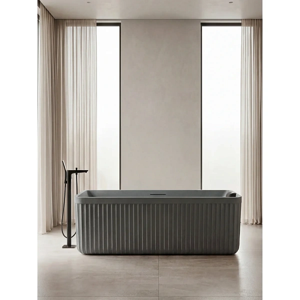 Ванна из искусственного камня AltroBagno Cinzia 090107 Granite Gray