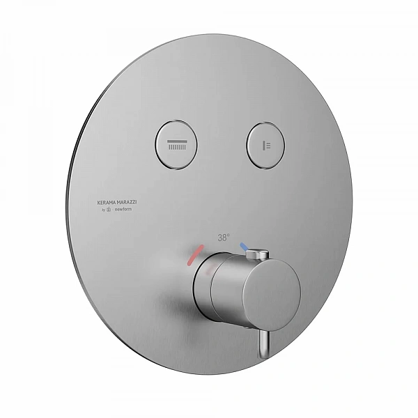 Kerama Marazzi 70426EXKM.50.050 Встраиваемый термостатический кнопочный смеситель для душа ETERNA на