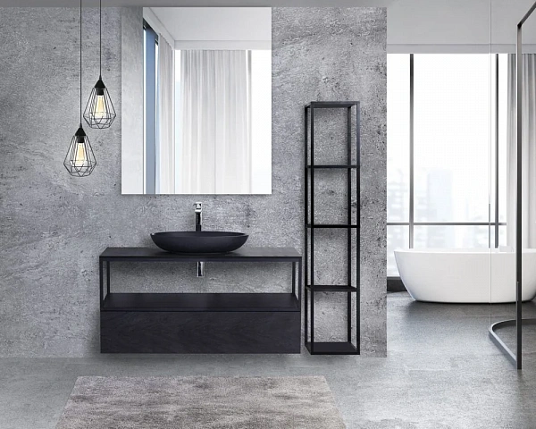 CADRO Столешница из HPL материала 1200x460 CADRO-120-HPL-NRM Nero Magma
