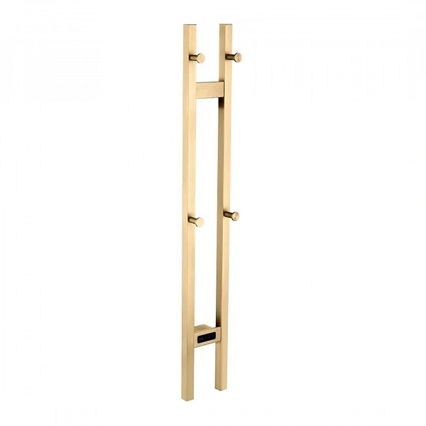 Полотенцесушитель электрический 2-трубы квадратный MATT GOLD 728-MG