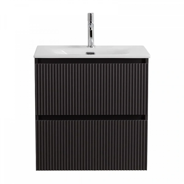 База под раковину подвесная BELBAGNO UNO-MINI-600-2C-SO-GSO Темно-серый матовый