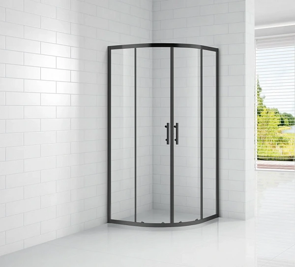 ECO-O-R-2-100-C-NERO Душевой уголок