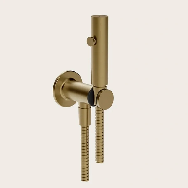 GESSI INCISO total look Гигиенический душ комплект на 1/2, цв Warm Bronze Brushed PVD