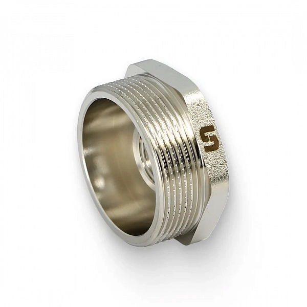 Футорка НВ 2" x 1/2", никелированная Uni-Fitt