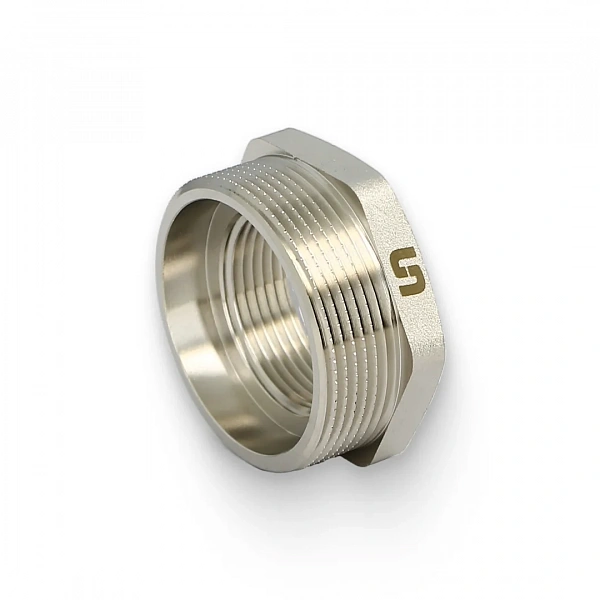 Футорка НВ 2" x 1 1/4", никелированная Uni-Fitt