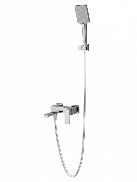 Смеситель для ванны с душем WONZON & WOGHAND CUBE, Хром (WW-88639016-CR), шт