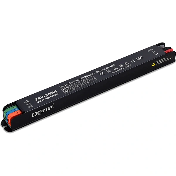 Donel Блок питания 300W, DC24V, 12.5А, IP20, 279x25,8x23,3мм, серия: DN8HF
