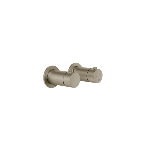Gessi Ingranaggio Встраиваемый термостат для душа, с 2-мя независимыми вых цвет Finox Brushed Nickel