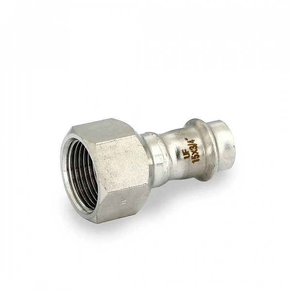 Муфта пресс-В 15 х 3/4", нержавеющая сталь Uni-Fitt