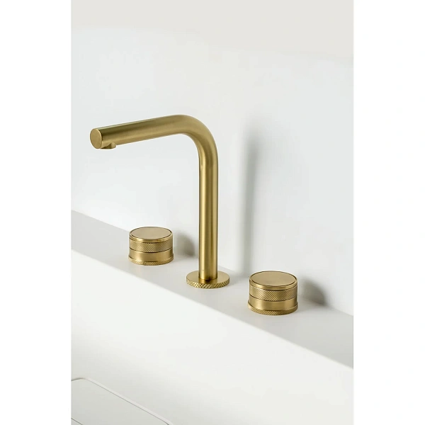 Boheme Смеситель на столешницу PRESTIGE на 3 отв. MAT GOLD