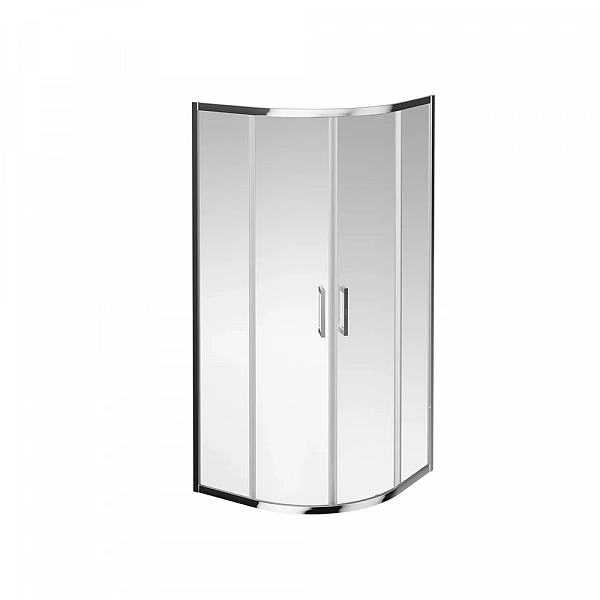 Kerama Marazzi VE.90.RSD.CR Душевой уголок VETRO, раздвижной, четверть круга, 90х90х195, хром