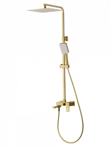 Душевая система WONZON & WOGHAND CUBE 2.0, Брашированное золото (WW-88047068-BG), шт