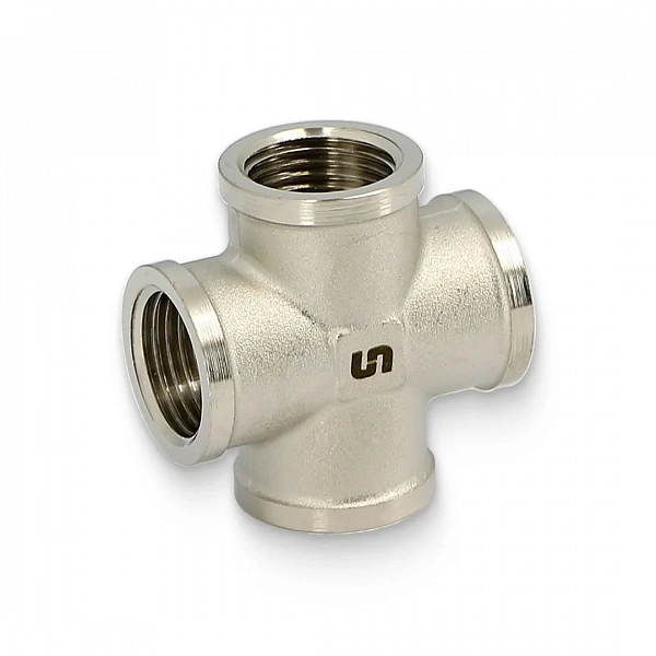 Крестовина В 1/2", никелированная Uni-Fitt