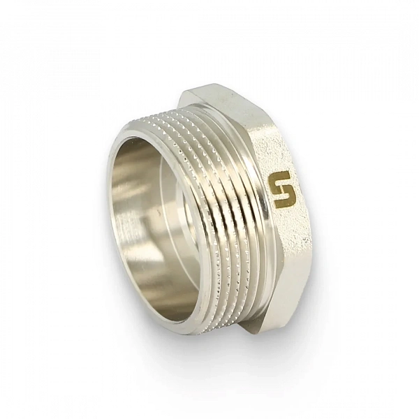 Футорка НВ 1 1/2" x 3/4", никелированная Uni-Fitt