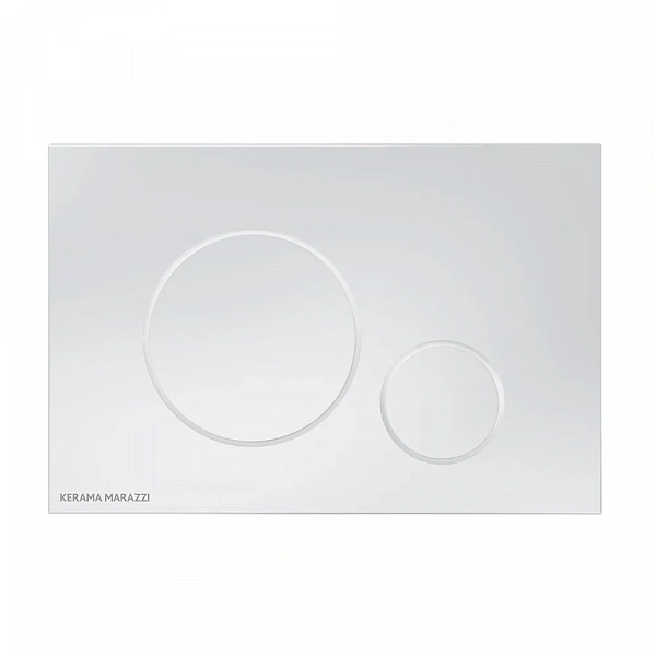 Kerama Marazzi FPR.A.WHT Кнопка управления для скрытых систем инсталляции, белый-глянец (круглая)
