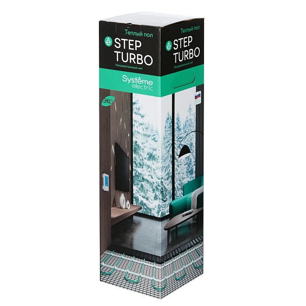 STEP TURBO Мат нагревательный STM200120, 200 Вт/м2, 2400 Вт, 12 м2