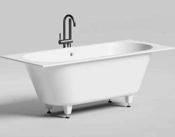 Salini ORNELLA AXIS 190 Встраиваемая ванна 1900х900х600мм, прямоугольная ,мат-л: S-Sense,  белый мат
