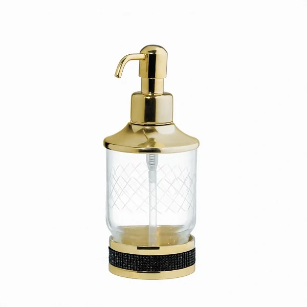 Boheme Настольный диспенсер ROYALE CRISTAL BLACK GOLD