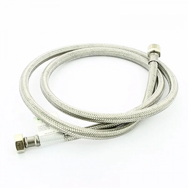 Гибкая подводка для воды НВ 3/4", 200 см, DN 13, оплётка из нерж. стали Uni-Fitt