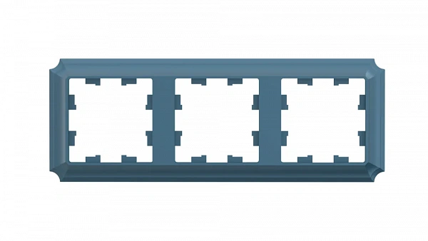 ATLASDESIGN ANTIQUE 3-постовая РАМКА, универсальная, ИЗУМРУД