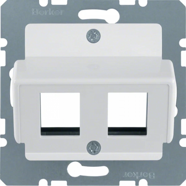 Центральная плата для AMP Modular Jacks, цвет: полярная белизна, с блеском