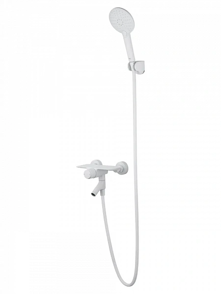 Смеситель для ванны с душем WONZON & WOGHAND CLICK, Белый матовый (WW-FE05L221-MW), шт