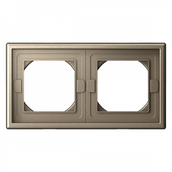 ARTGALLERY 2-постовая РАМКА IP44,  ШАМПАНЬ